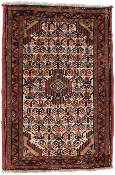 Enjelas - Hamadan Persian Carpet 94x64