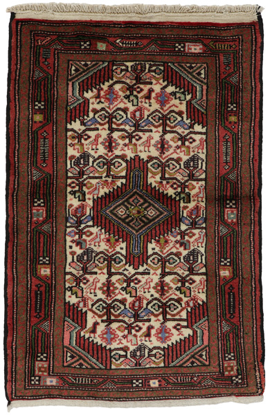 Enjelas - Hamadan Persian Carpet 92x60