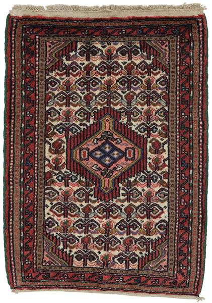 Enjelas - Hamadan Persian Carpet 90x66
