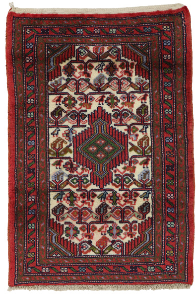 Enjelas - Hamadan Persian Carpet 86x59