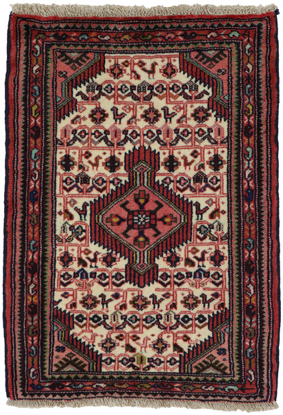 Enjelas - Hamadan Persian Carpet 90x65