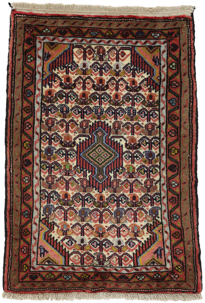 Enjelas - Hamadan Persian Carpet 90x62