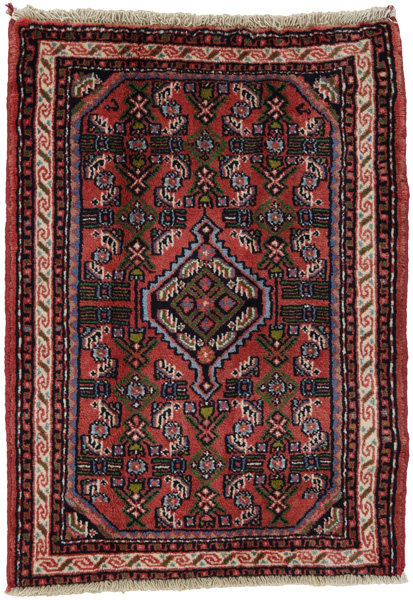 Hosseinabad - Hamadan Persian Carpet 87x64