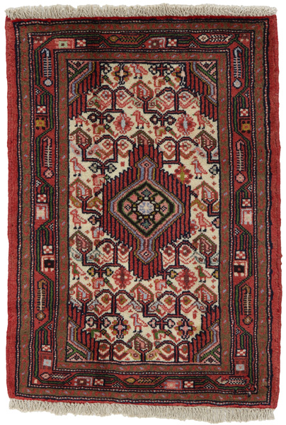 Enjelas - Hamadan Persian Carpet 90x63