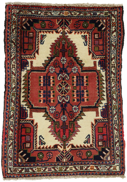 Nahavand - Hamadan Persian Carpet 88x64