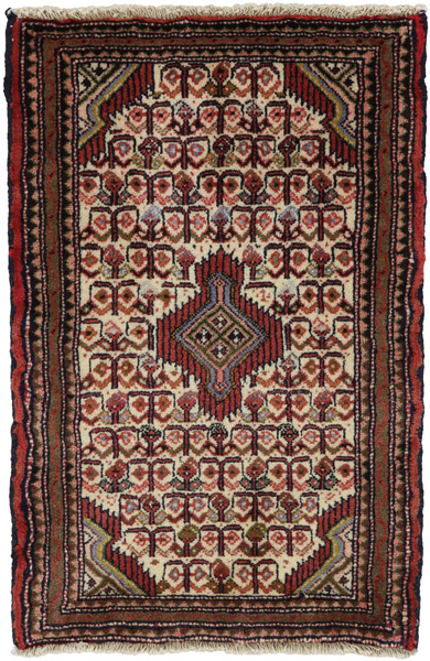 Enjelas - Hamadan Persian Carpet 90x60