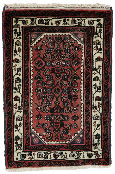 Hosseinabad - Hamadan Persian Carpet 86x60