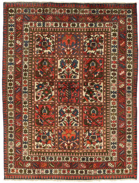 Bakhtiari - Garden Persian Carpet 201x152