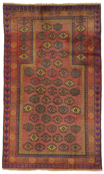 Baluch - Turkaman Persian Carpet 140x83