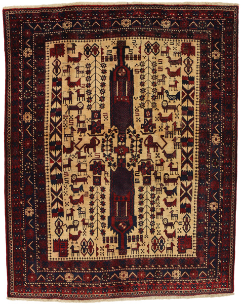 Afshar - Sirjan Persian Carpet 192x155