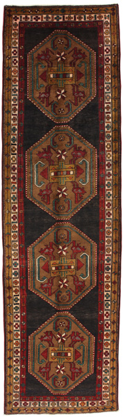 Afshar - Sirjan Persian Carpet 374x106