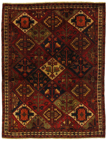 Bakhtiari Persian Carpet 206x160