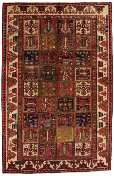 Bakhtiari Persian Carpet 292x189