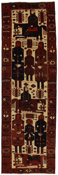Bakhtiari - Qashqai Persian Carpet 432x134
