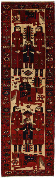 Lori - Bakhtiari Persian Carpet 412x123