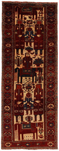 Bakhtiari - Qashqai Persian Carpet 395x151