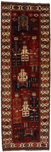 Bakhtiari - Qashqai Persian Carpet 415x137