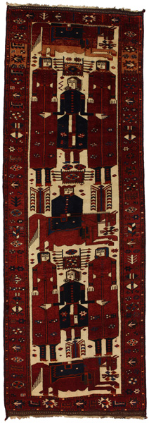 Bakhtiari - Qashqai Persian Carpet 401x139