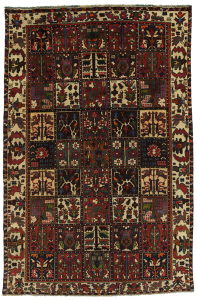 Bakhtiari Persian Carpet 235x156