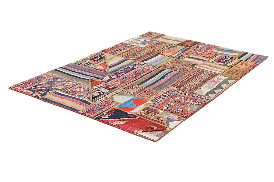 Patchwork Persian Carpet 209x149 - Picture 2