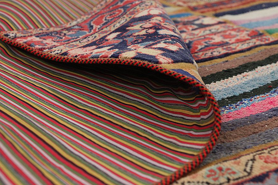 Patchwork Persian Carpet 209x149 - Picture 3