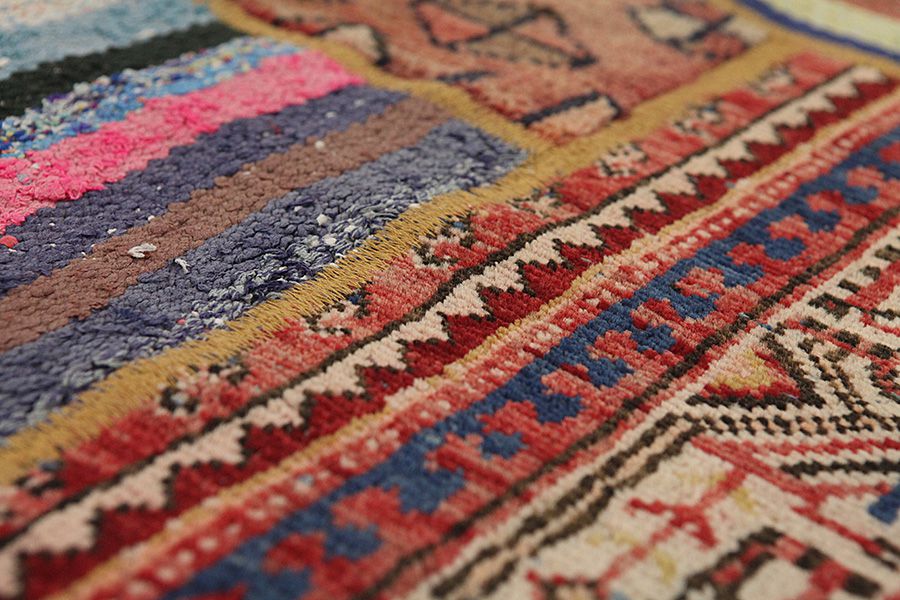 Patchwork Persian Carpet 209x149 - Picture 9