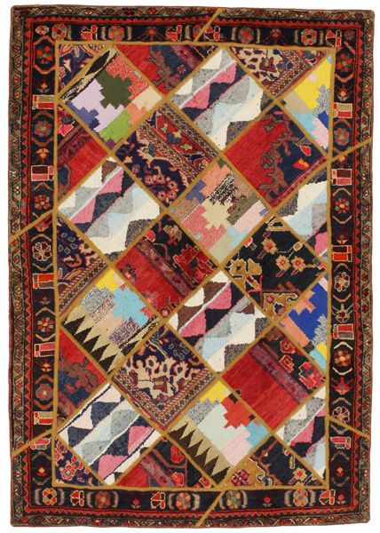 Patchwork Persian Carpet 205x144