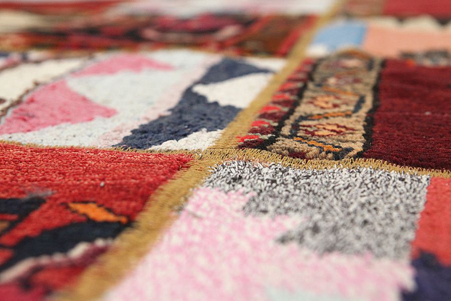 Patchwork Persian Carpet 216x148 - Picture 6