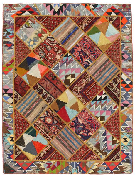 Patchwork Persian Carpet 205x157