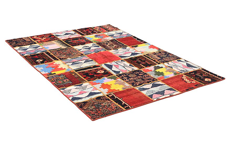 Patchwork Persian Carpet 212x152 - Picture 1