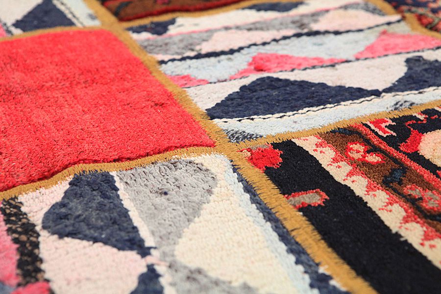 Patchwork Persian Carpet 212x152 - Picture 6