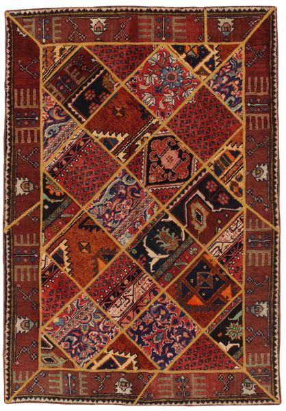 Patchwork Persian Carpet 213x147
