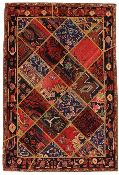 Patchwork Persian Carpet 210x142