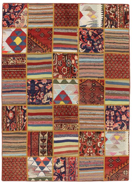 Patchwork Persian Carpet 213x152