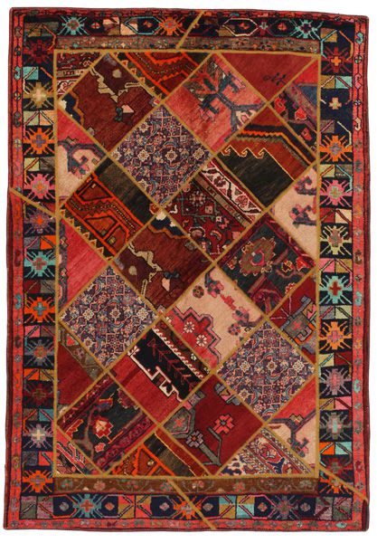 Patchwork Persian Carpet 214x149
