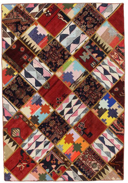 Patchwork Persian Carpet 216x148