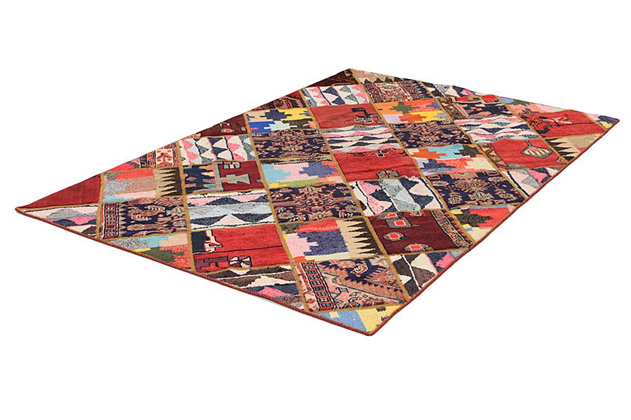 Patchwork Persian Carpet 216x148 - Picture 2