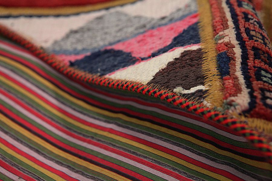 Patchwork Persian Carpet 216x148 - Picture 4
