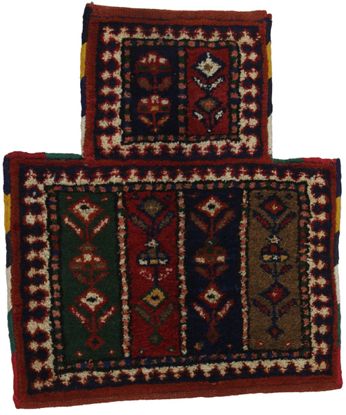 Afshar - Saddle Bag Persian Carpet 48x40