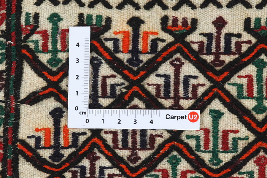 Afshar - Saddle Bag Persian Carpet 43x32 - Picture 3