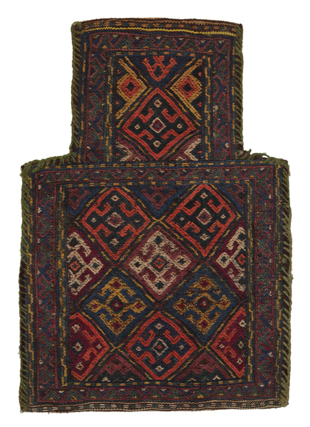 Qashqai - Saddle Bag Persian Carpet 49x34