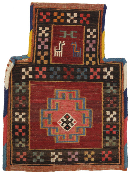 Qashqai - Saddle Bag Persian Carpet 38x28