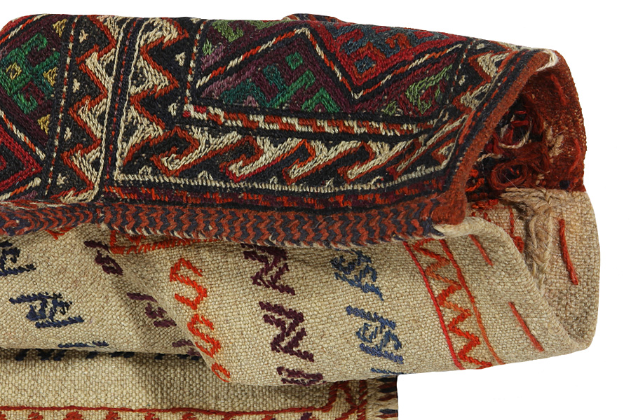 Qashqai - Saddle Bag Persian Carpet 49x36 - Picture 2