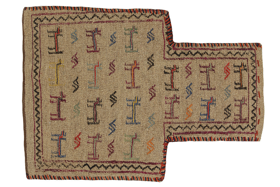 Qashqai - Saddle Bag Persian Carpet 52x38 - Picture 1