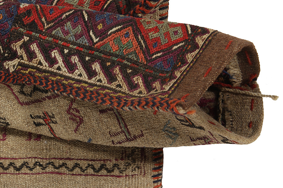 Qashqai - Saddle Bag Persian Carpet 52x38 - Picture 2
