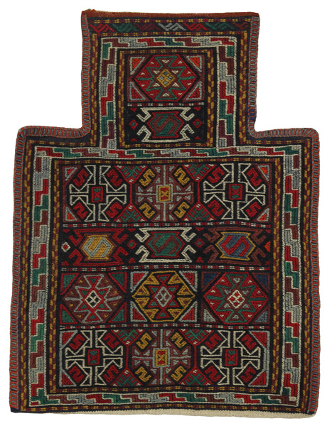 Qashqai - Saddle Bag Persian Carpet 51x34
