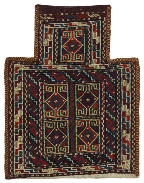Qashqai - Saddle Bag Persian Carpet 45x36
