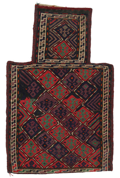 Qashqai - Saddle Bag Persian Carpet 59x38