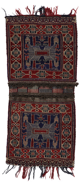 Turkaman - Saddle Bag Afghan Textile 118x54