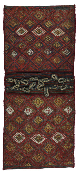 Turkaman - Saddle Bag Afghan Carpet 126x55
